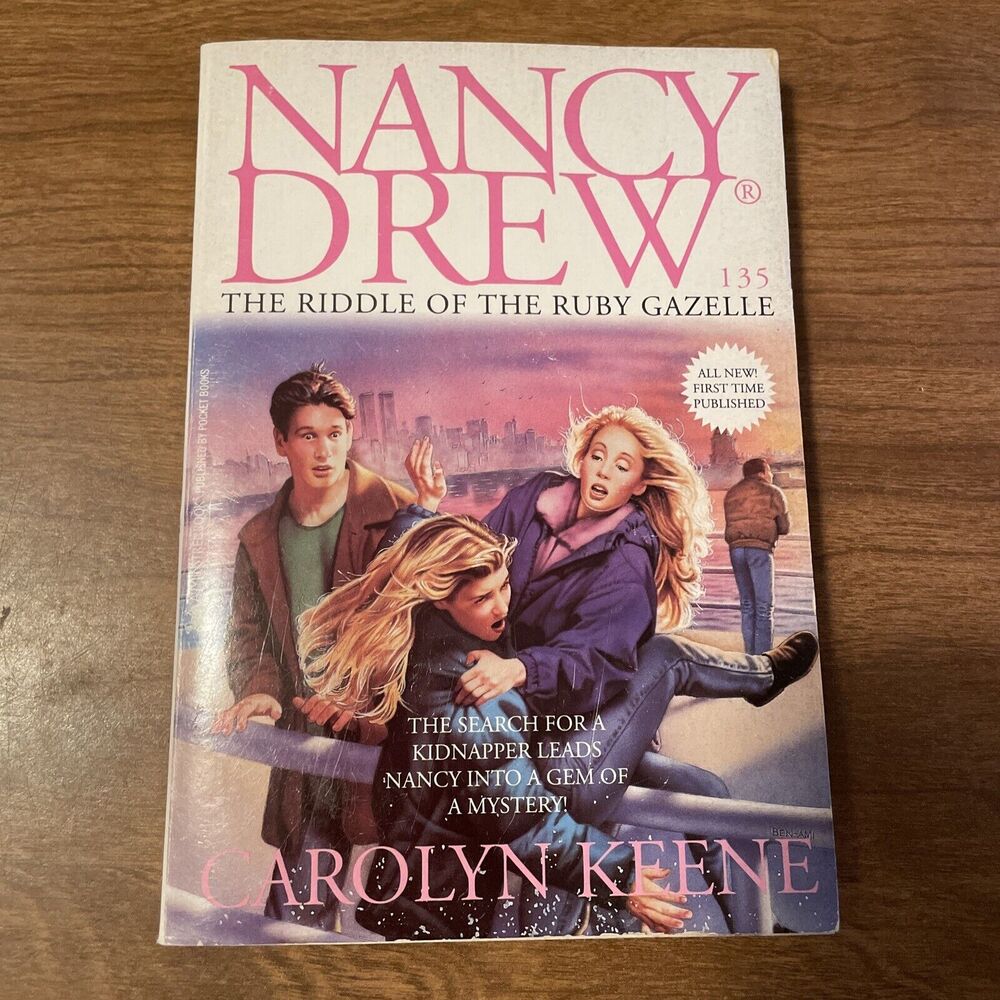 Nancy Drew The Riddle Of The Ruby Gazelle by Carolyn Keene Paperback 1997